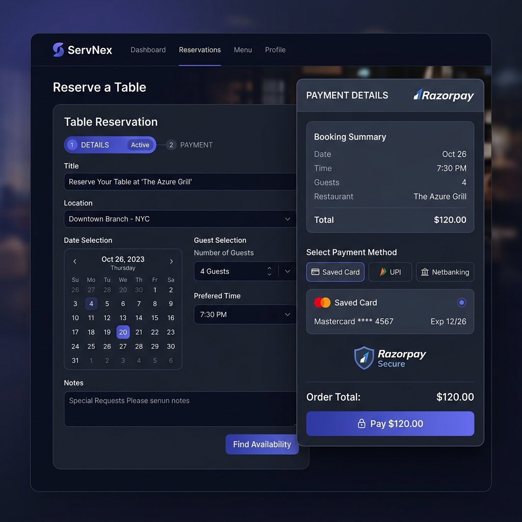 Booking Process