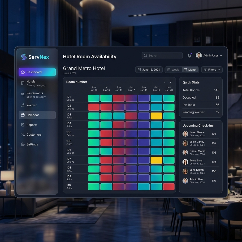 ServNex Dashboard